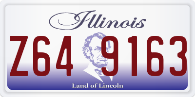 IL license plate Z649163