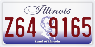 IL license plate Z649165