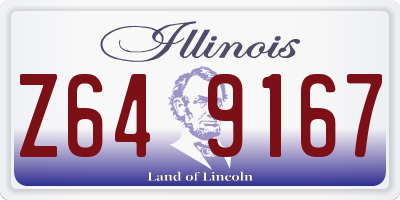 IL license plate Z649167