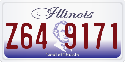 IL license plate Z649171