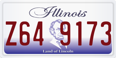 IL license plate Z649173
