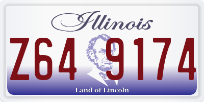 IL license plate Z649174
