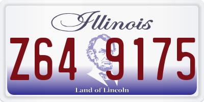IL license plate Z649175