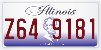 IL license plate Z649181