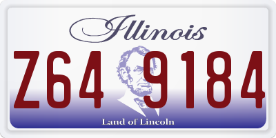 IL license plate Z649184