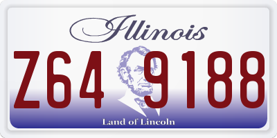 IL license plate Z649188