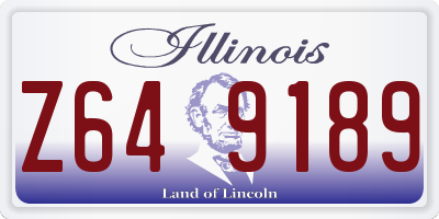 IL license plate Z649189