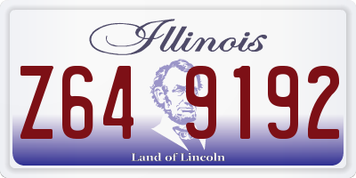 IL license plate Z649192