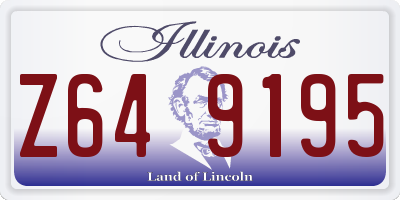 IL license plate Z649195