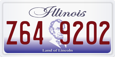 IL license plate Z649202