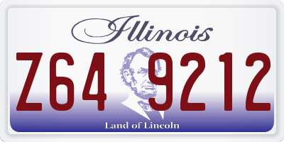 IL license plate Z649212