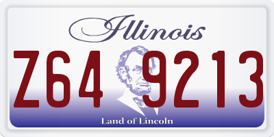 IL license plate Z649213