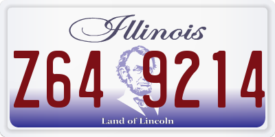 IL license plate Z649214