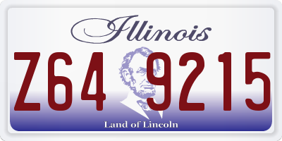 IL license plate Z649215