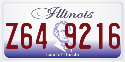 IL license plate Z649216