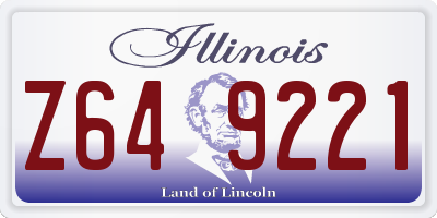 IL license plate Z649221