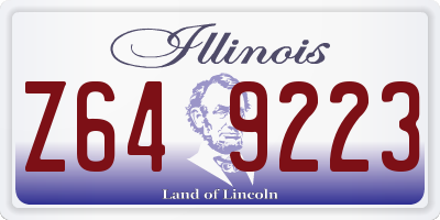 IL license plate Z649223