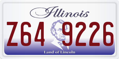 IL license plate Z649226