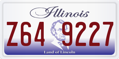 IL license plate Z649227