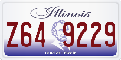 IL license plate Z649229