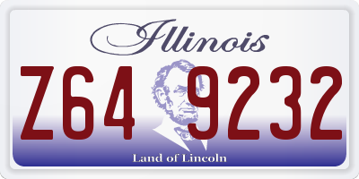 IL license plate Z649232