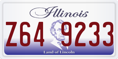 IL license plate Z649233
