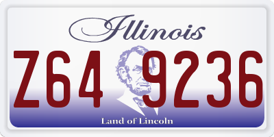 IL license plate Z649236