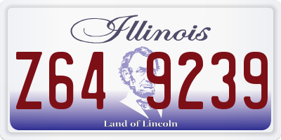 IL license plate Z649239