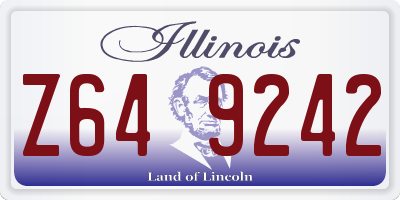 IL license plate Z649242