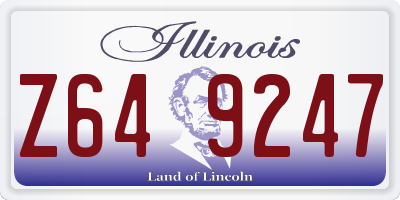 IL license plate Z649247