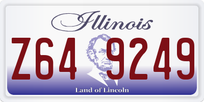 IL license plate Z649249