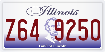 IL license plate Z649250