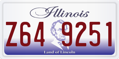 IL license plate Z649251