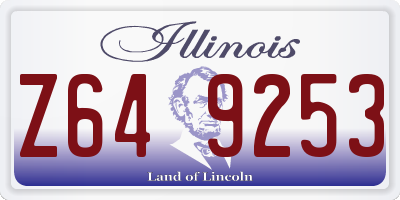 IL license plate Z649253