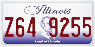 IL license plate Z649255