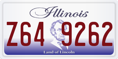 IL license plate Z649262