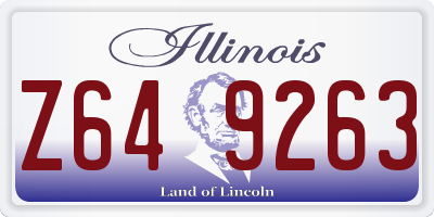 IL license plate Z649263