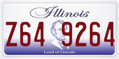 IL license plate Z649264
