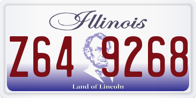 IL license plate Z649268