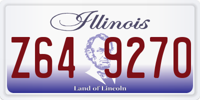 IL license plate Z649270
