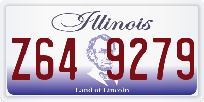 IL license plate Z649279