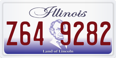 IL license plate Z649282