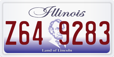 IL license plate Z649283