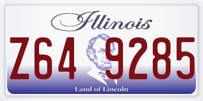 IL license plate Z649285
