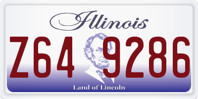 IL license plate Z649286