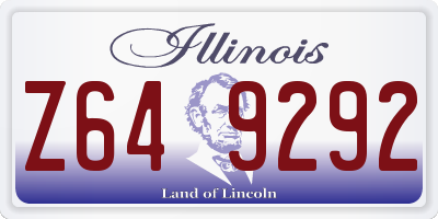 IL license plate Z649292