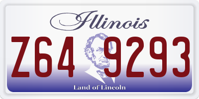IL license plate Z649293
