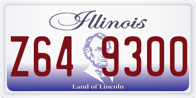 IL license plate Z649300