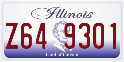 IL license plate Z649301