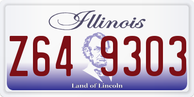 IL license plate Z649303